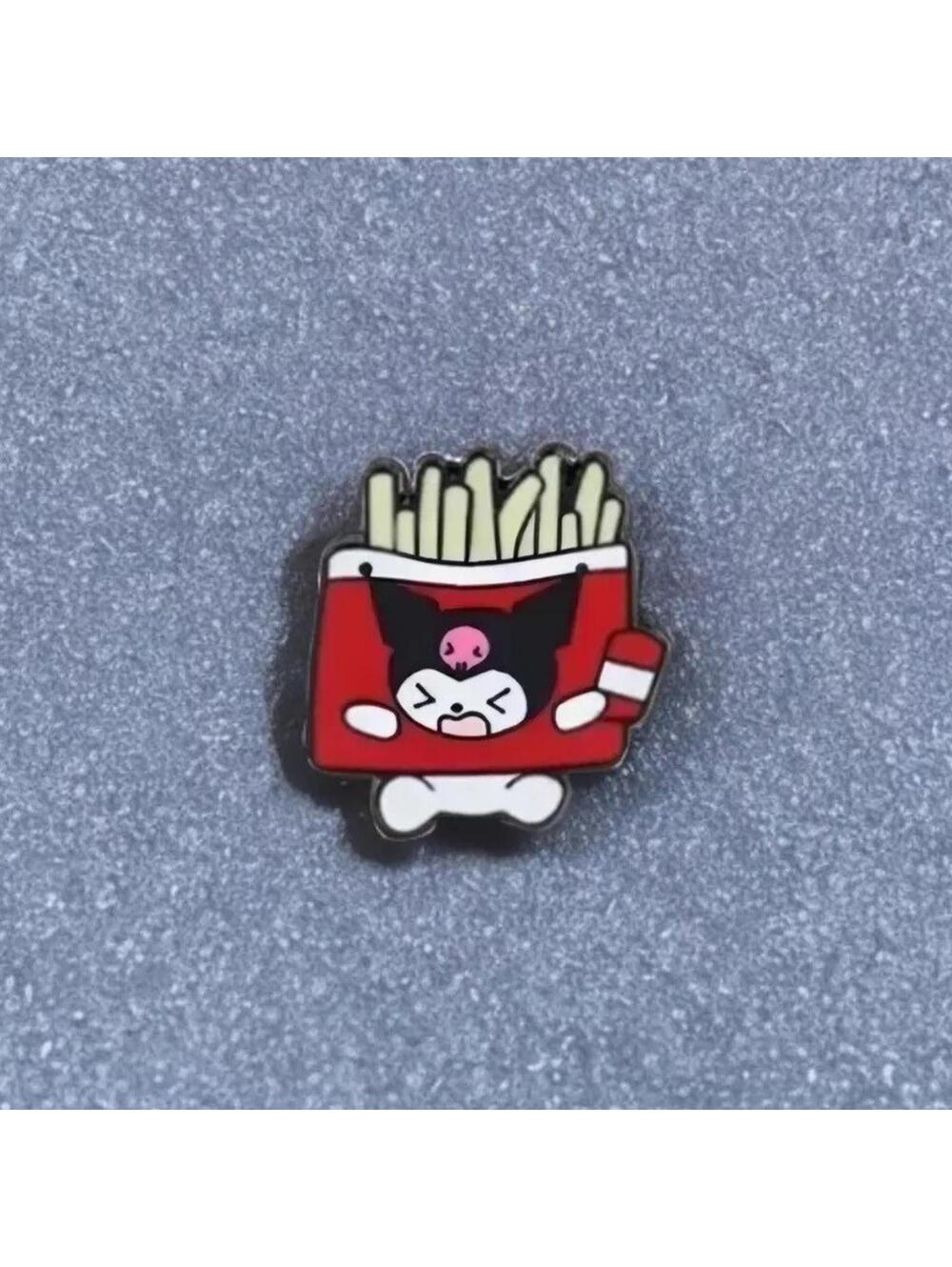 Pin - Kuromi French Fries Cosplay, Junk Food Series, Kawaii NWT